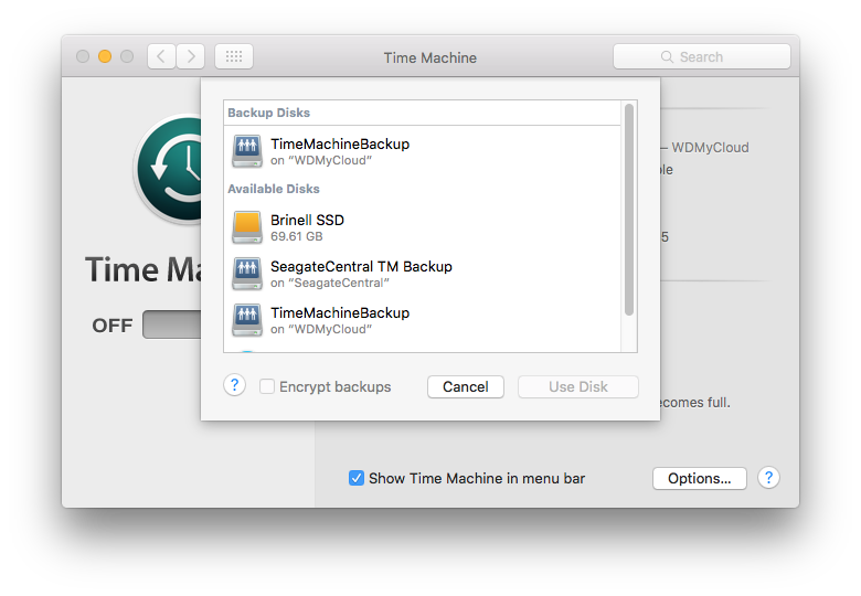 mac external hard drive for time machine and media streaming